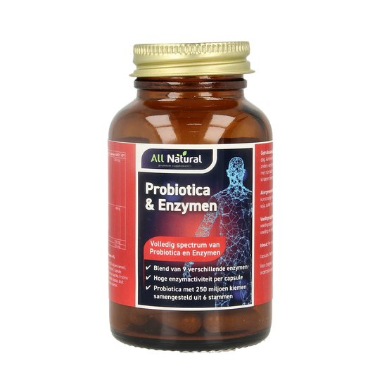 All Natural Probiotica & enzymen 60.00 Vegetarische capsules