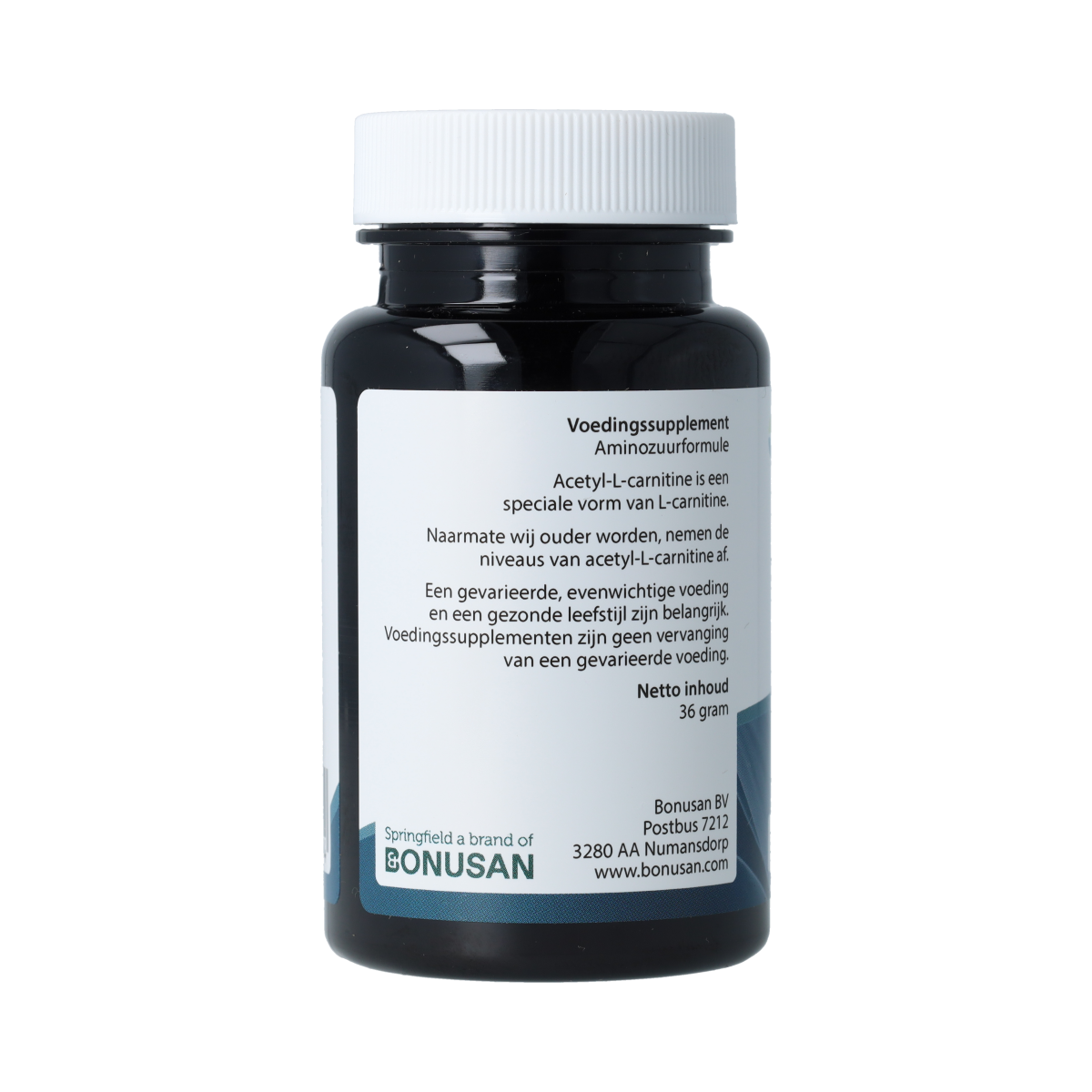 Springfield Acetyl-L-Carnitine 500mg 60.00 Vegetarische capsules