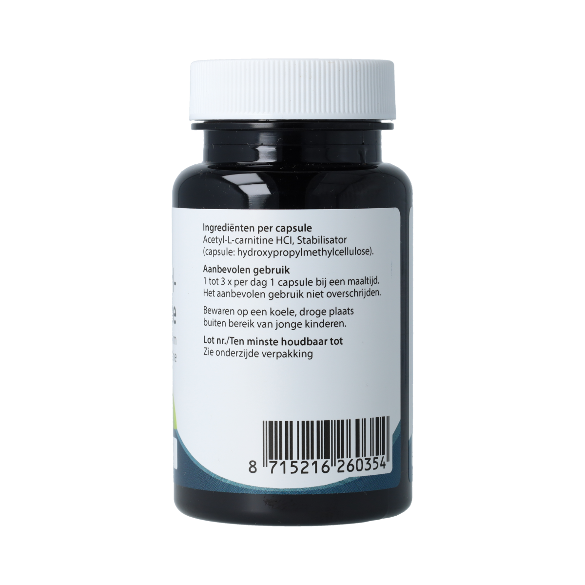Springfield Acetyl-L-Carnitine 500mg 60.00 Vegetarische capsules