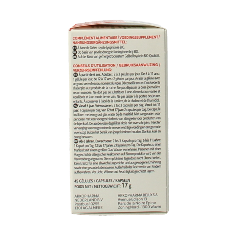 Arkocaps Royal jelly bio 45 Capsules