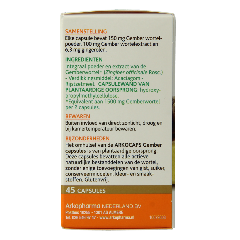Arkocaps Gember 45 Capsules