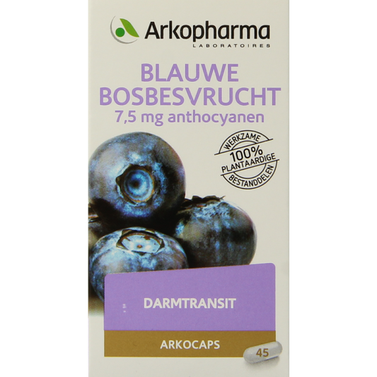 Arkocaps Blauwe bosbesvrucht bio 45 Capsules
