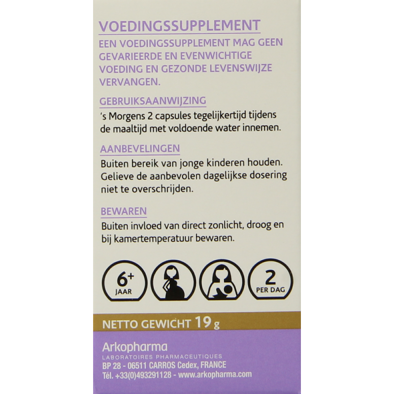 Arkocaps Blauwe bosbesvrucht bio 45 Capsules