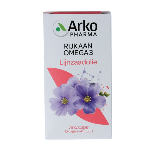 Arkocaps Lijnzaadolie 45.00 Capsules