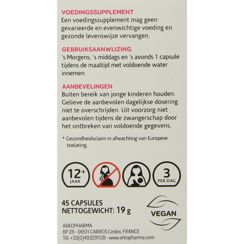 Arkocaps Vrouwenmantel 45 Capsules
