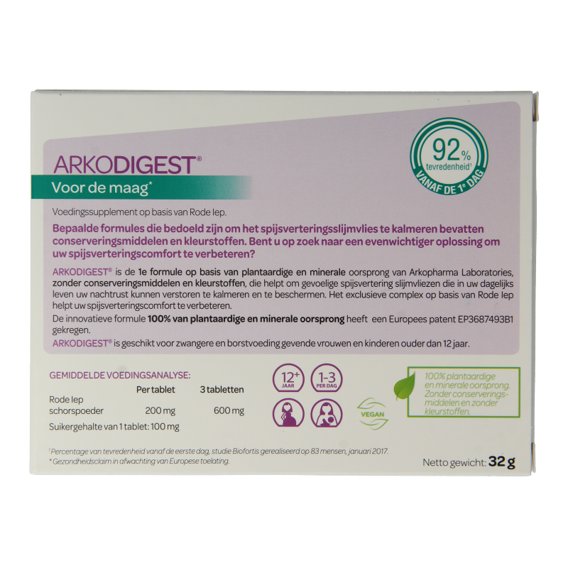 Arkocaps Arkodigest 16 Kauwtabletten