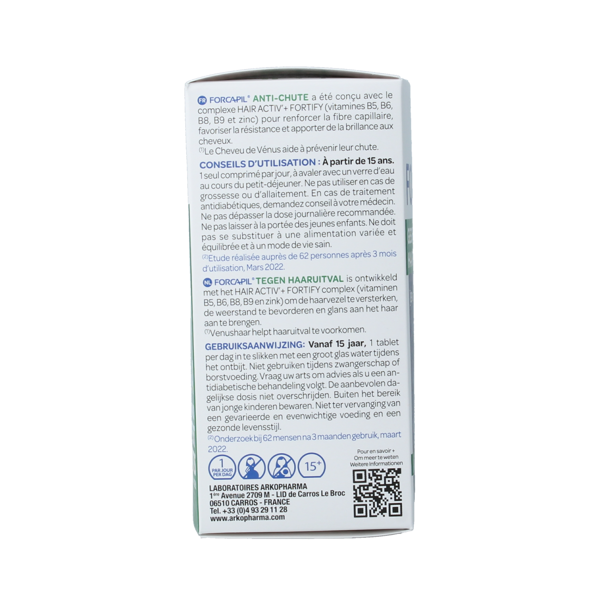 Forcapil Tegen haaruitval prom 90.00 Tabletten