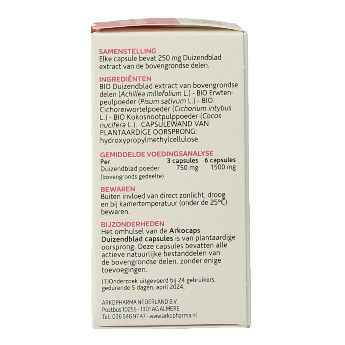 Arkopharma Duizendblad 30.00 Capsules