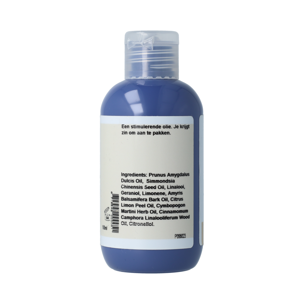 Volatile massage oil with vitality and rosewood in a 100ml bottle, used for body care and relaxation.