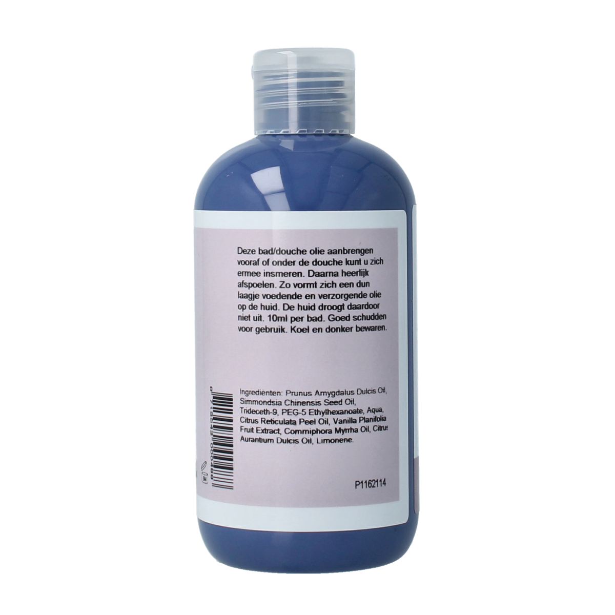 Volatile Badolie zonnewarmte 250ml bottle for bath and shower, natural skin nourishing oil, shown in the image.