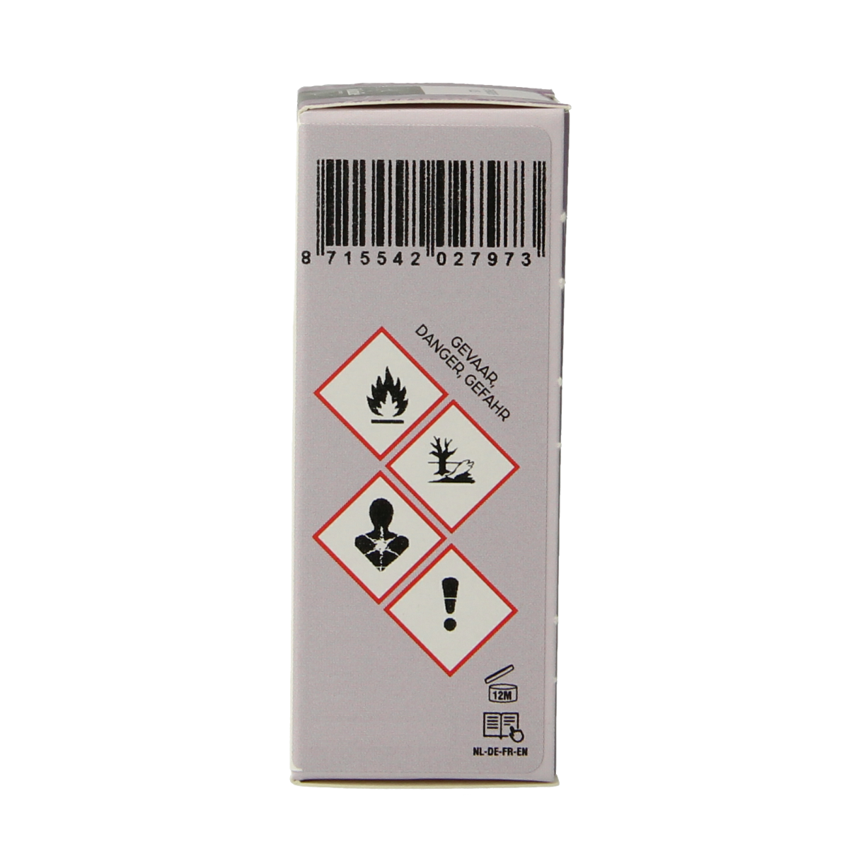 Organic Volatile Ravintsara essential oil in a 10ml bottle, featuring a clear container with a white cap and vibrant label.