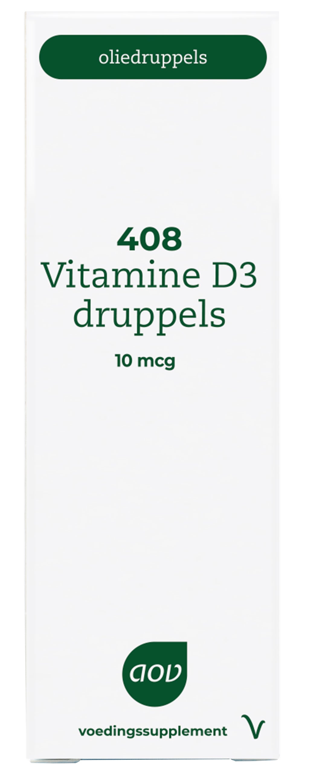 AOV 408 Vitamine D3 druppels 10mcg 25 Milliliter