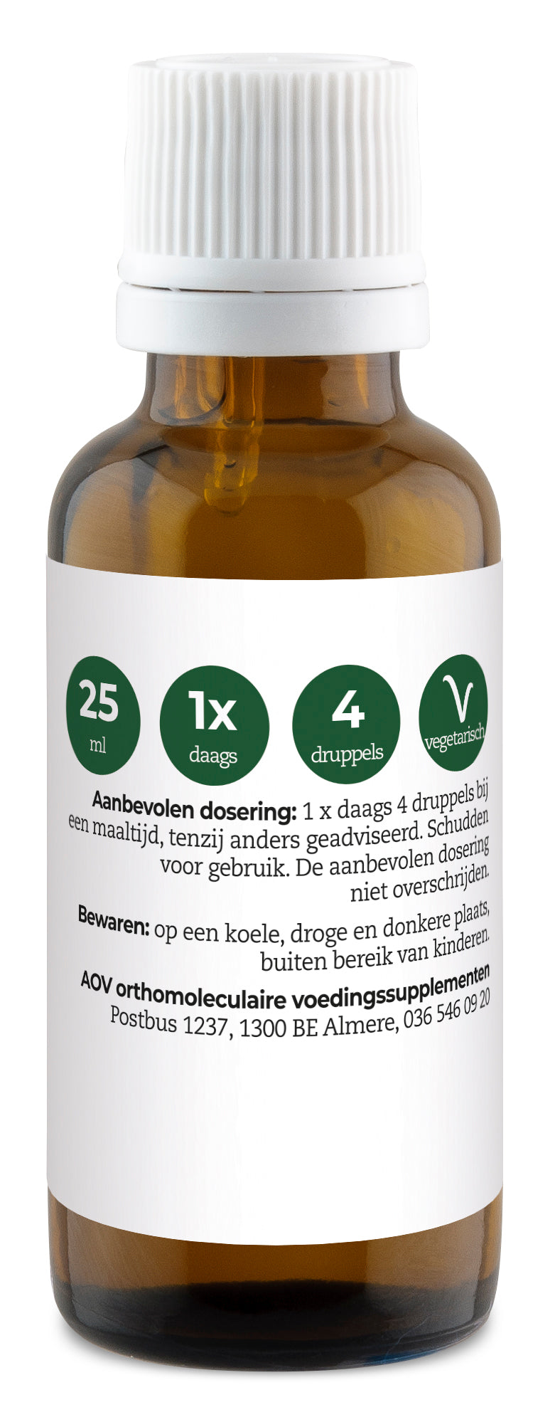 AOV 408 Vitamine D3 druppels 10mcg 25 Milliliter