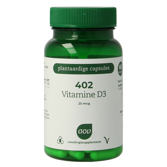 AOV 402 Vitamine D3 25mcg 60 Vegetarische capsules