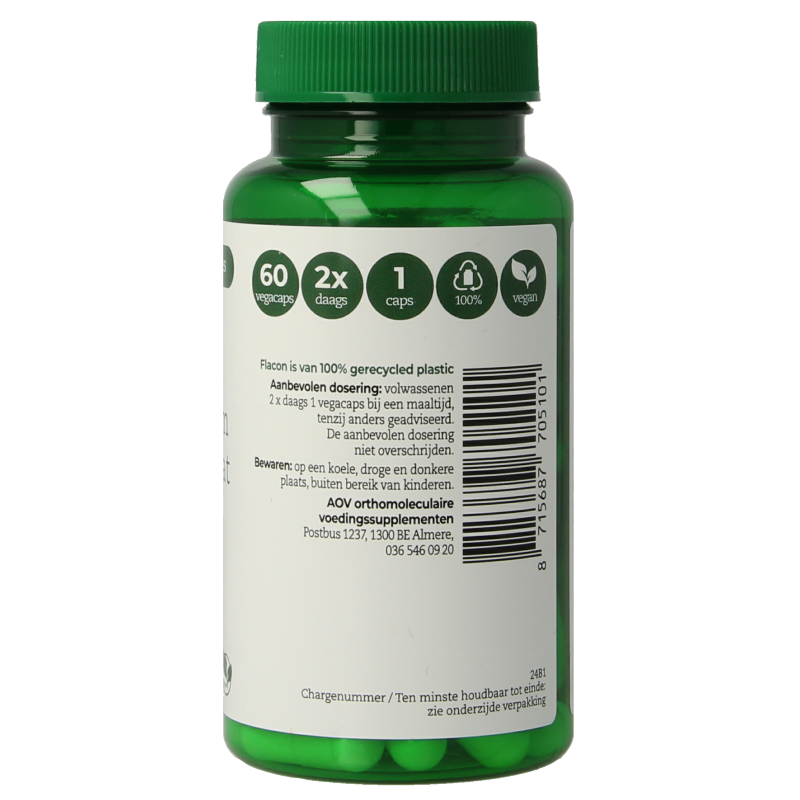 AOV 510 Magnesium bisglycinaat 60 Vegetarische capsules