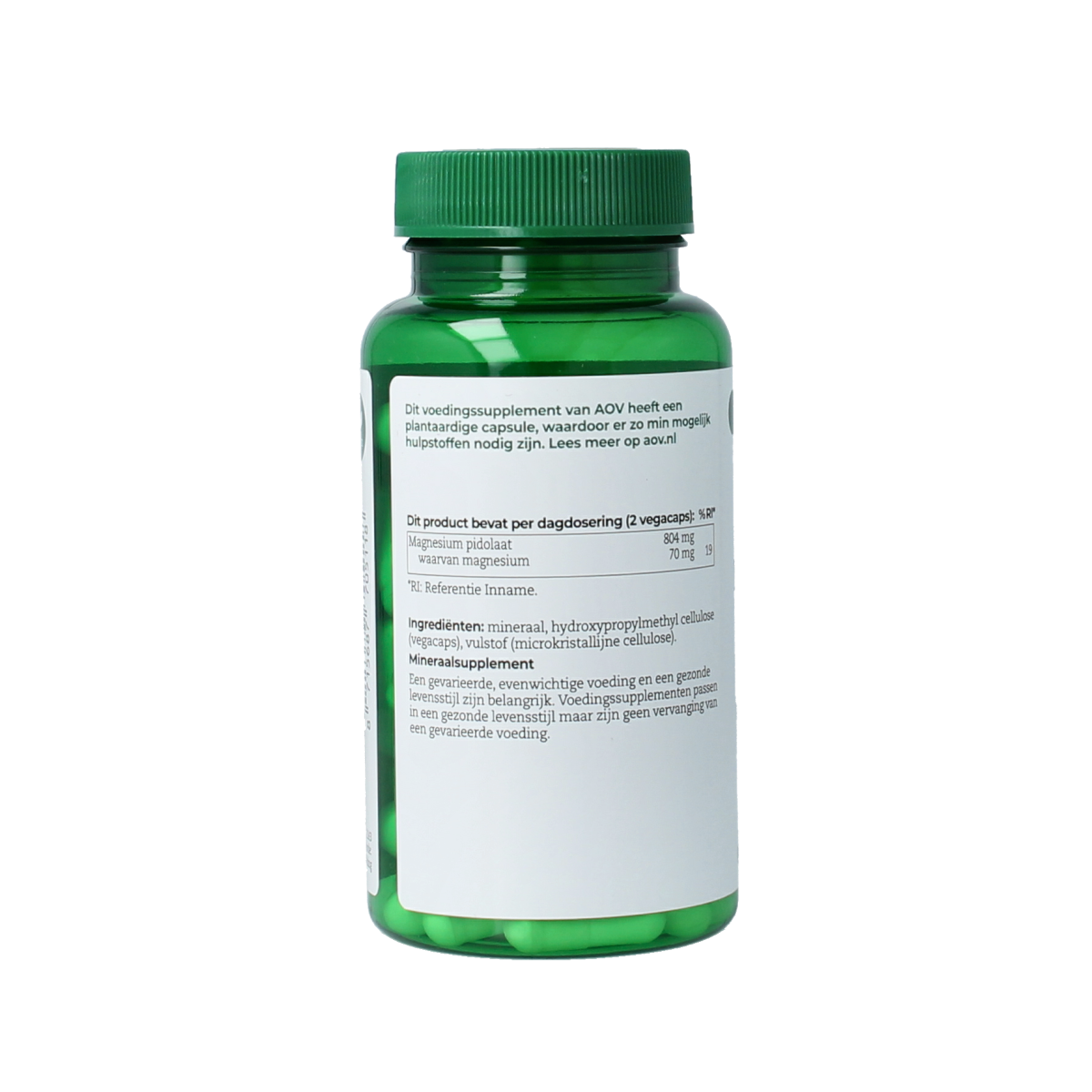 AOV 511 Magnesium pidolaat 90.00 Vegetarische capsules