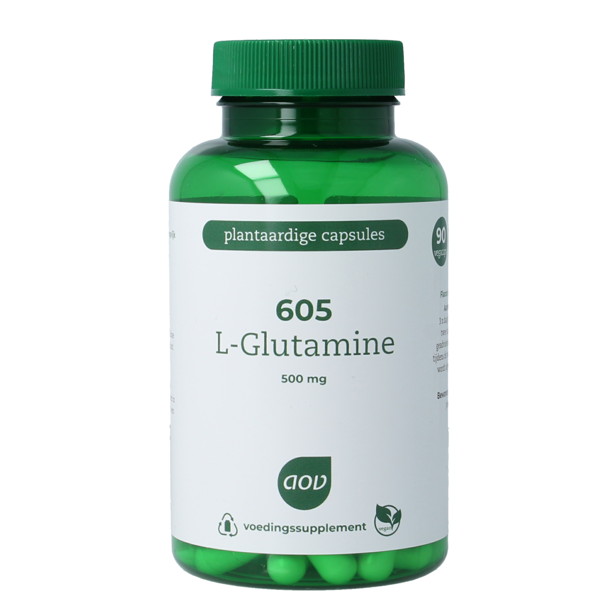 AOV 605 L-Glutamine 500mg 90.00 Vegetarische capsules