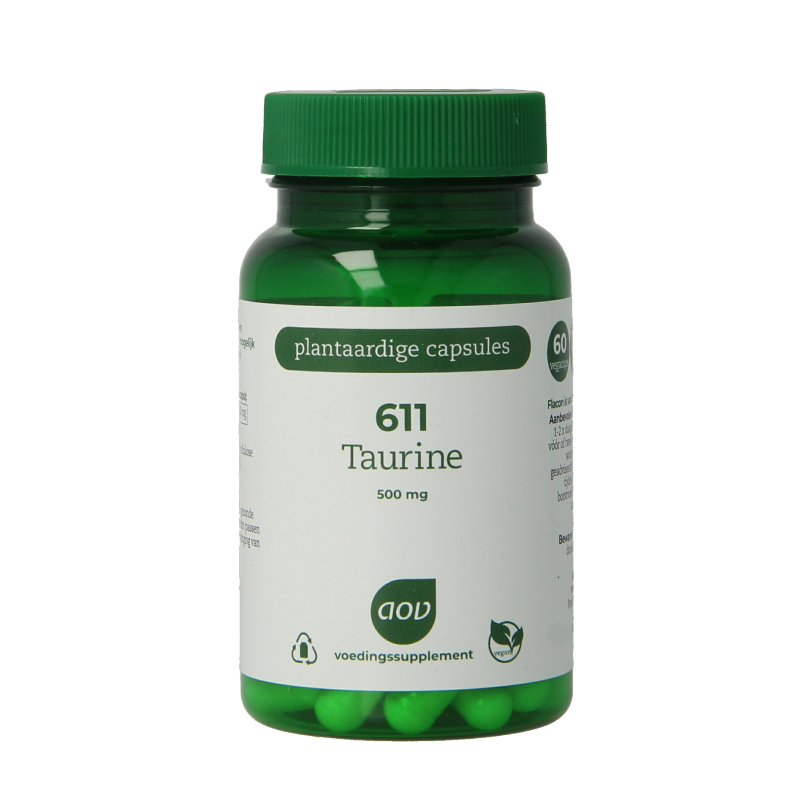 AOV 611 Taurine 500mg 60 Vegetarische capsules