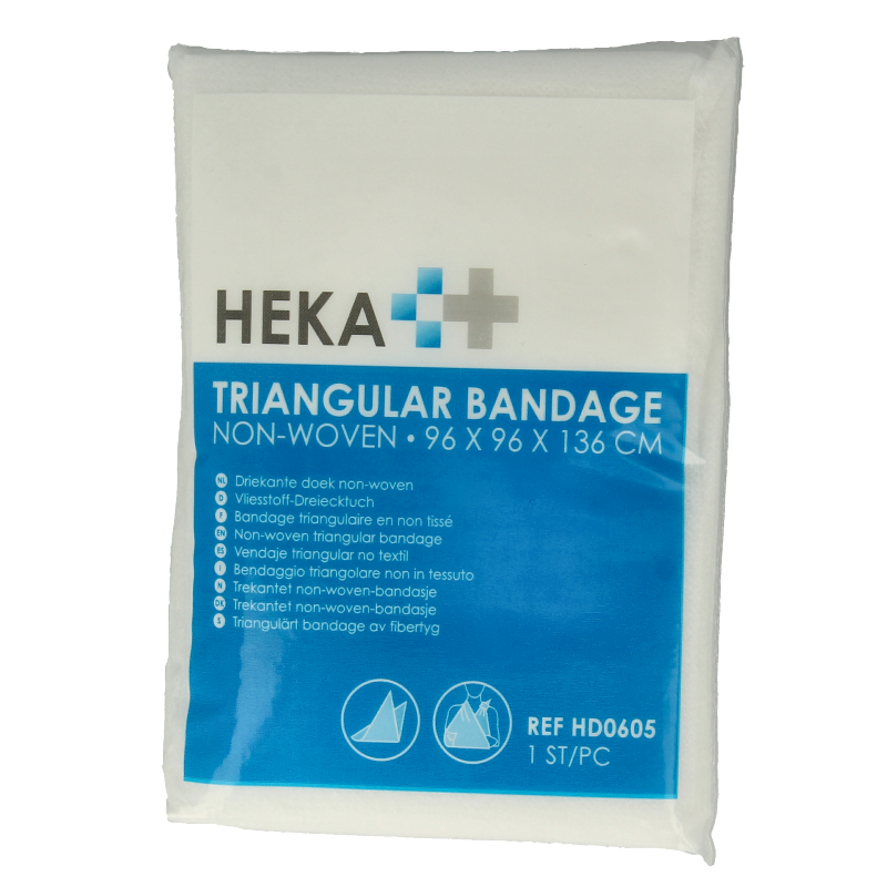 Heka Driekante doek non-woven 1 Stuks