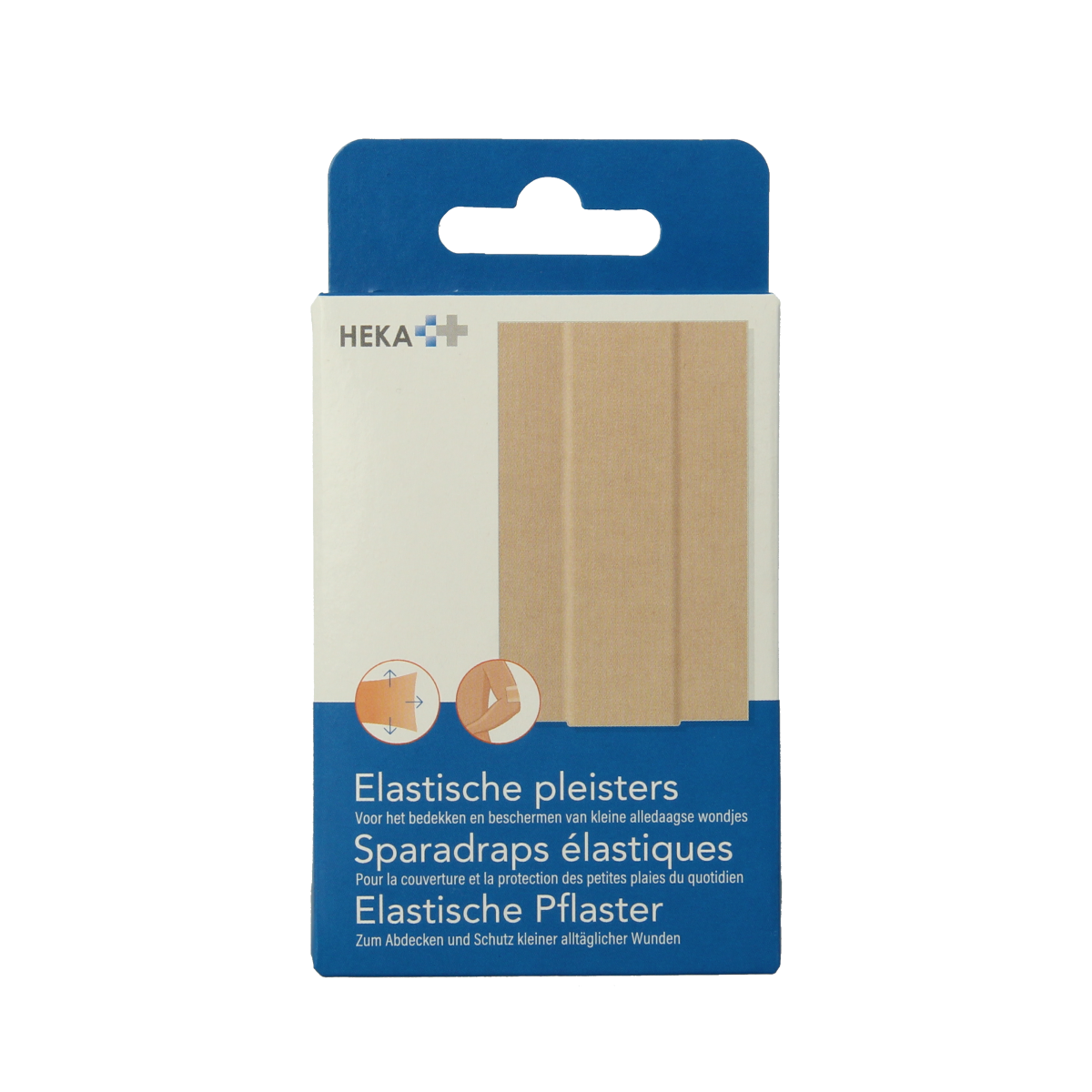 Heka Elastische pleister 10 x 6cm 10.00 Stuks