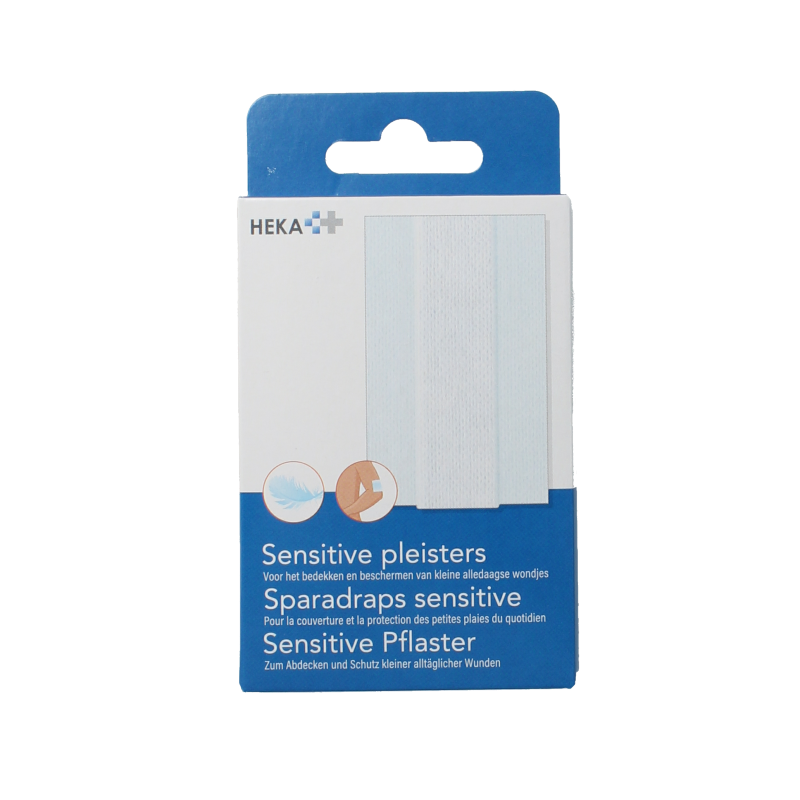 Heka Klein Wondpleister sensitive 10 x 6cm 10 Stuks