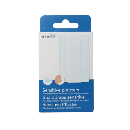 Heka Klein Wondpleister sensitive 10 x 6cm 10 Stuks