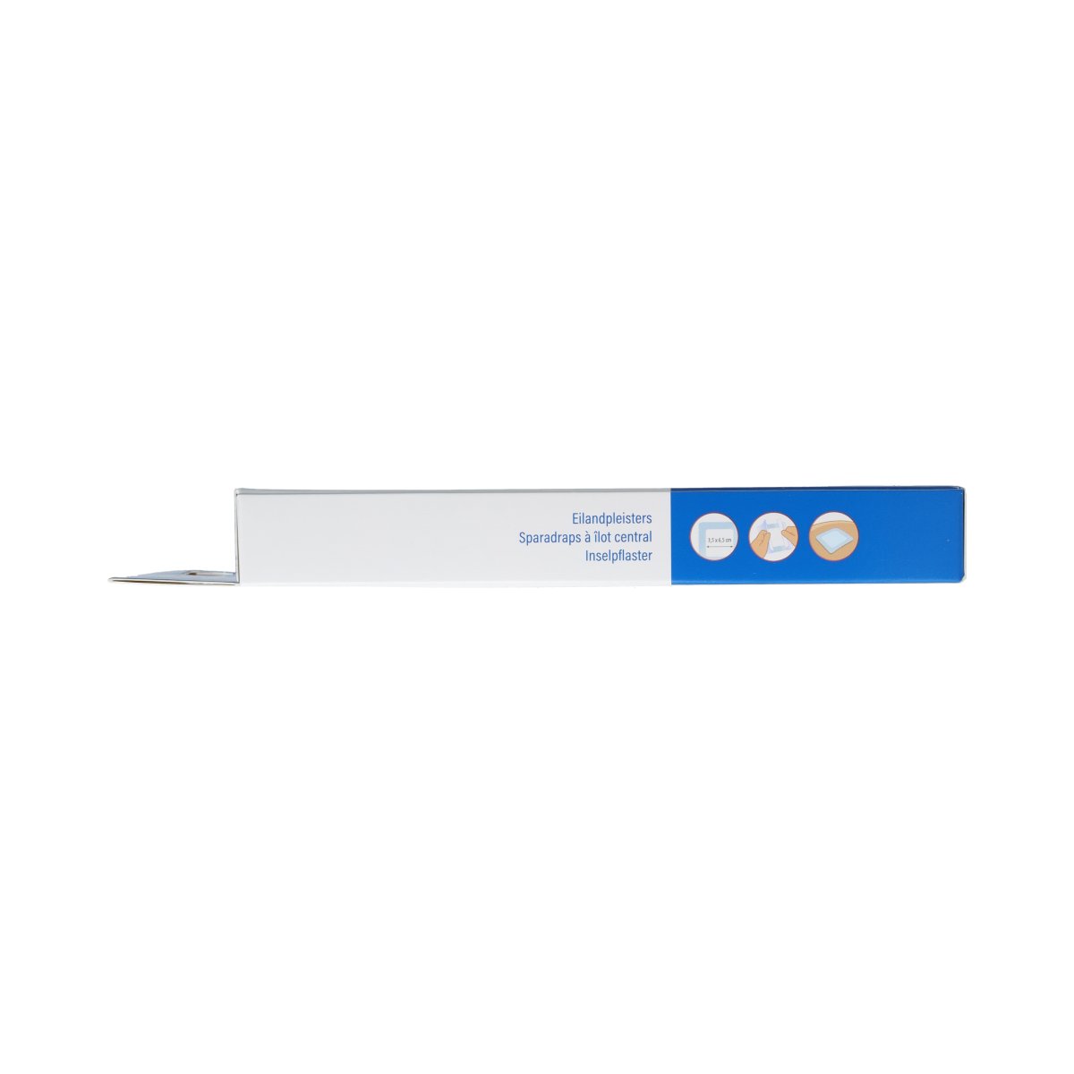 Sterile Hekaplast Eilandpleister border 6cm x 10cm, pack of 10, with adhesive border for wound dressing.