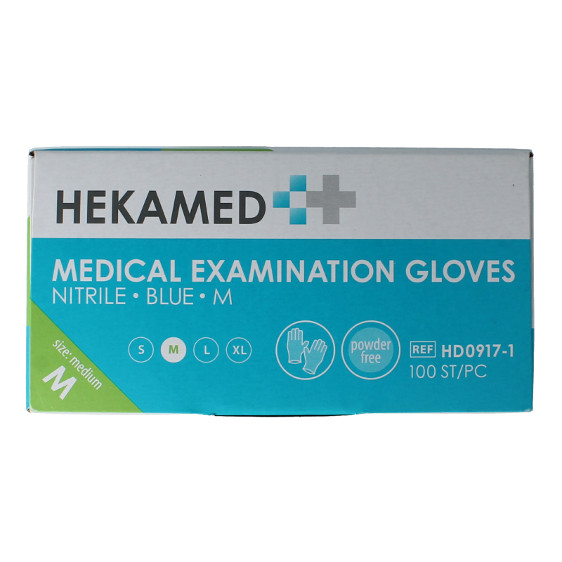 Heka Hekamed handschoenen soft nitrile M 100 Stuks
