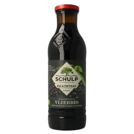Schulp Krachtsap vlierbessensap puur bio 750.00 Milliliter