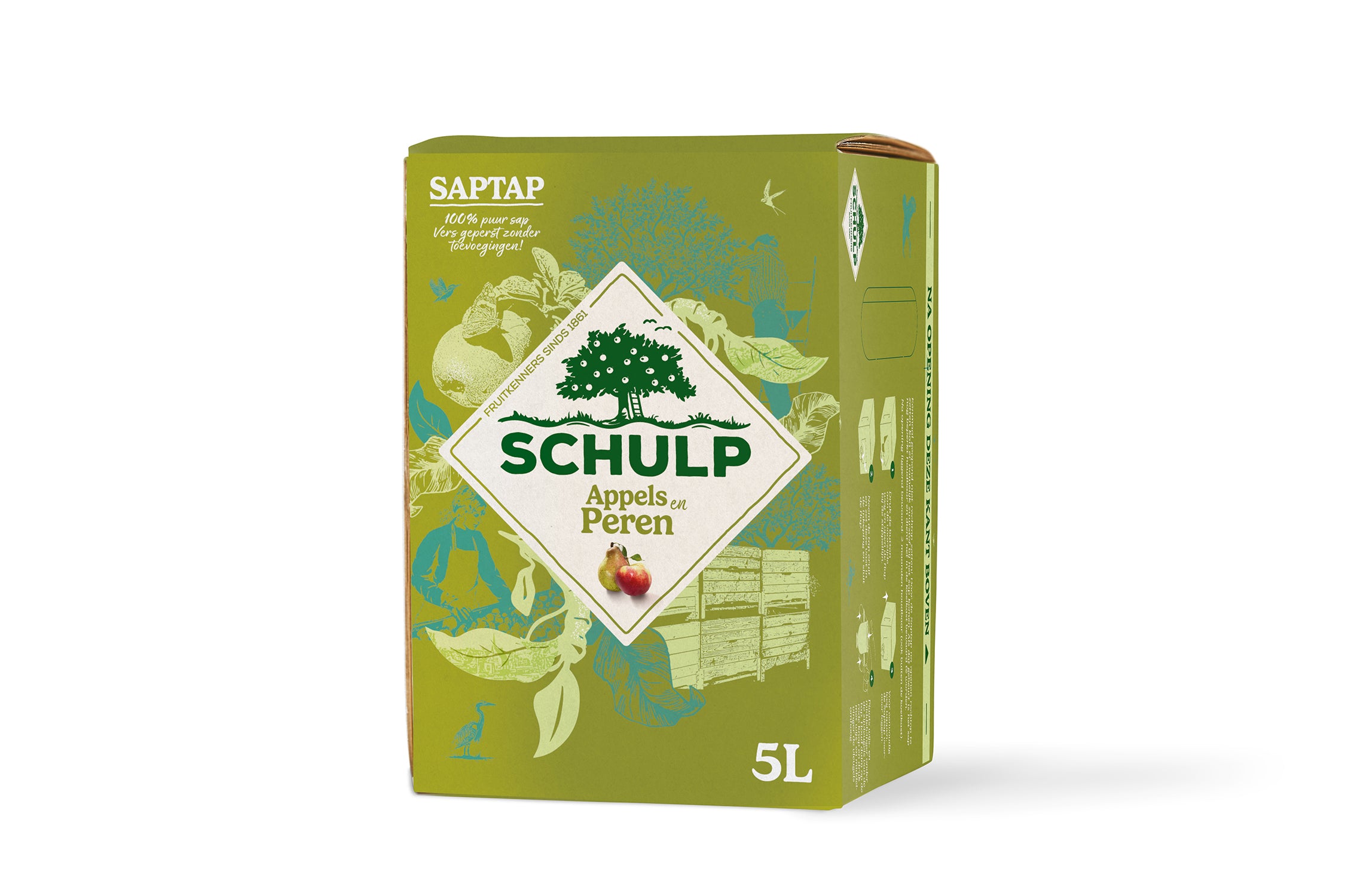 Schulp Saptap appel & perensap 5.00 Liter