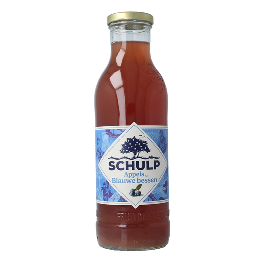Schulp Appel & blauwe bessensap 750.00 Milliliter