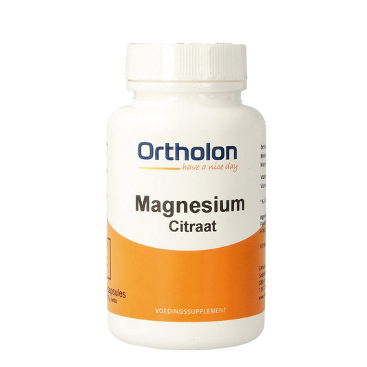 Ortholon Magnesium citraat 60 Vegetarische capsules