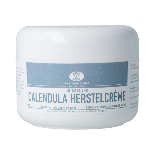 van der Pigge Huidbalans calendula herstel creme 100.00 Milliliter
