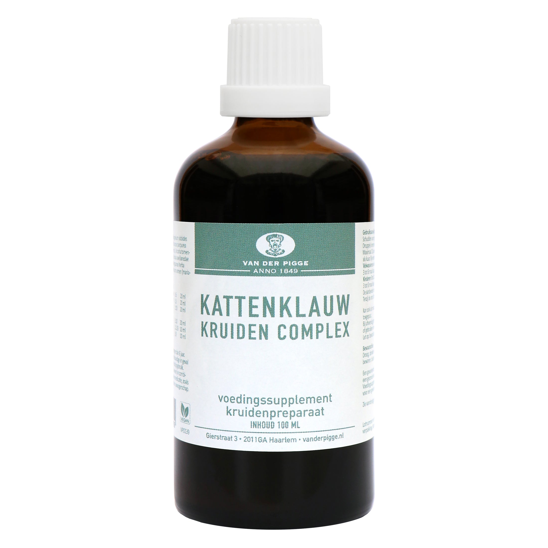 van der Pigge Kattenklauw kruiden complex 100 Milliliter