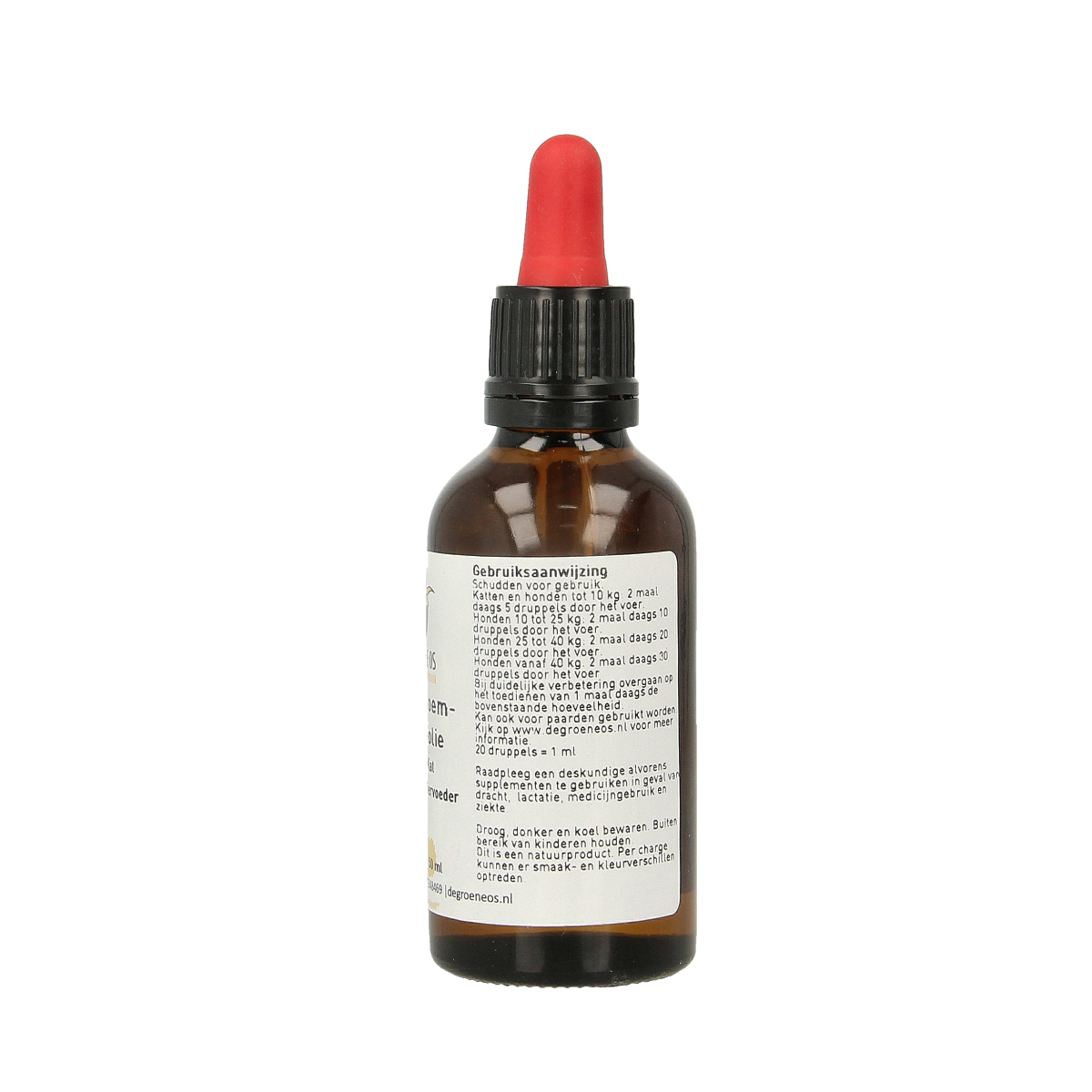 Groene Os Teunisbloem borage olie hond/kat 50.00 Milliliter