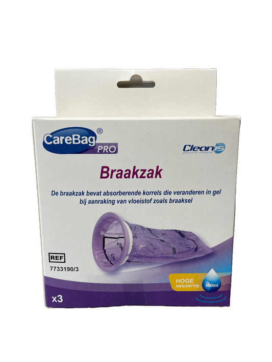 CareBag Braakzak pro 500ml 3 Stuks