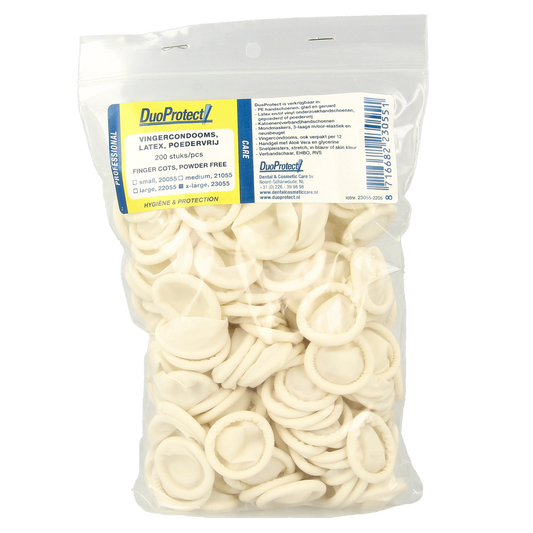 Duoprotect Vingercondoom maat XL 200.00 Stuks