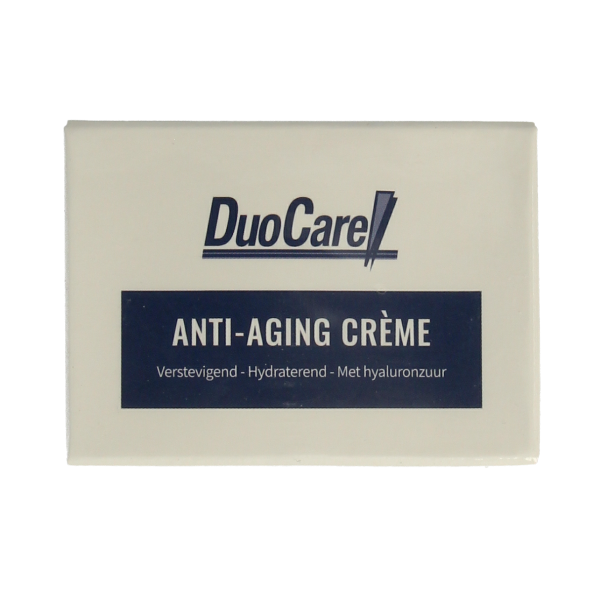 Duocare anti-aging face cream 30g jar, nourishing facial skincare product with a smooth, creamy texture.