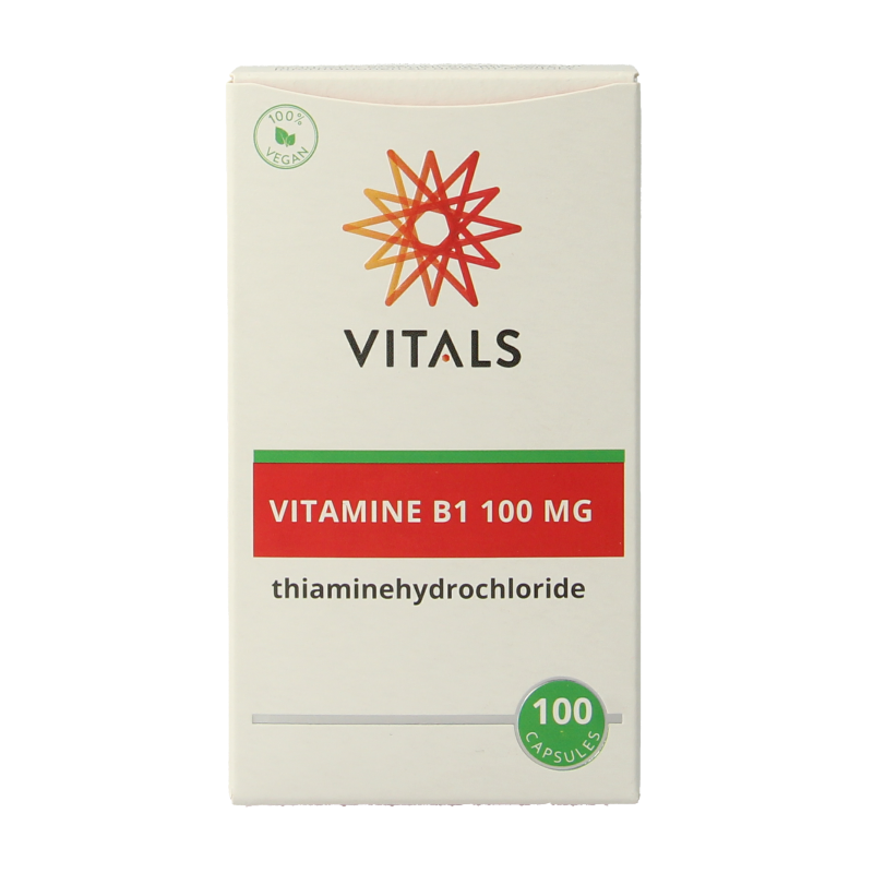 Vitals Vitamine B1 thiamine 100mg 100 Capsules