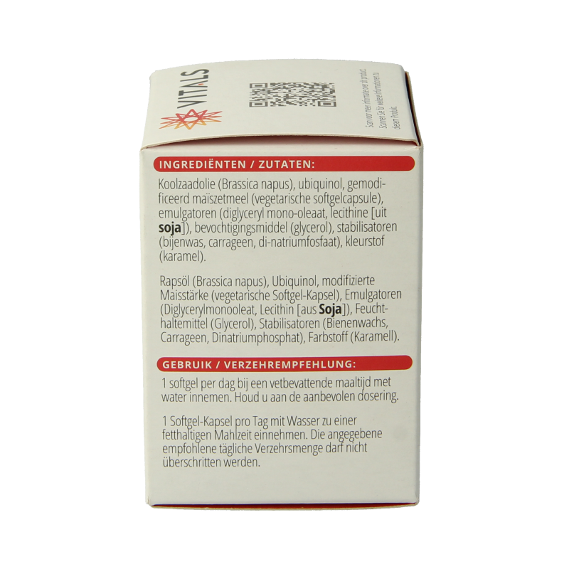 Vitals Ubiquinol 100 mg 60 Softgels