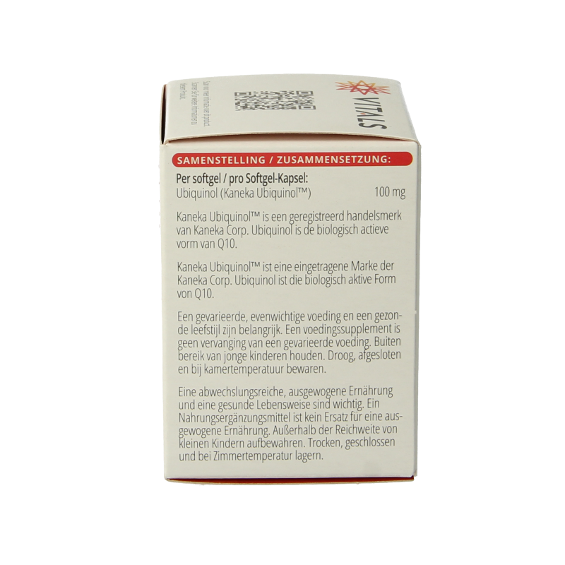 Vitals Ubiquinol 100 mg 60 Softgels