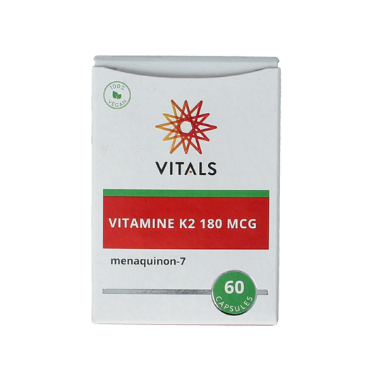 Vitals Vitamine K2 180mcg 60 Vegetarische capsules