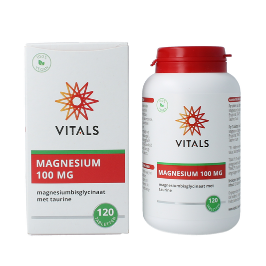 Vitals Magnesiumbisglycinaat 100 mg 120.00 Tabletten
