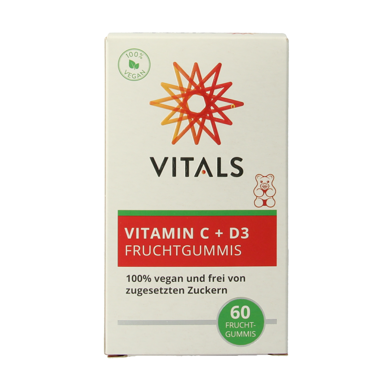 Vitals Vitamine C + D3 60 Gummies