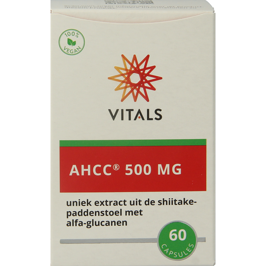 Vitals AHCC 500mg 60.00 Capsules
