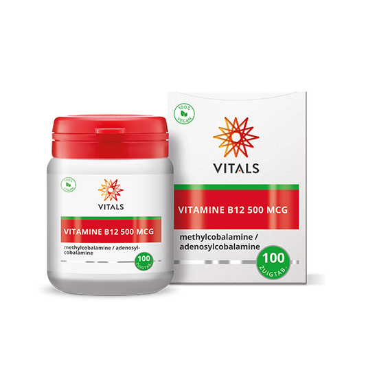 Vitals Vitamine B12 500mcg 100.00 Zuigtabletten