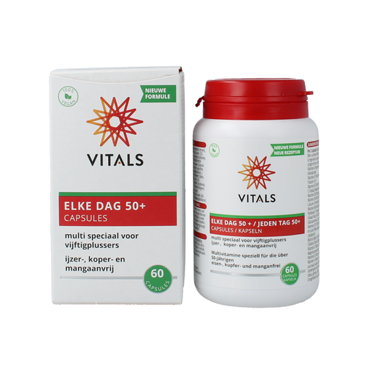 Vitals Elke dag 50+ 60.00 Capsules
