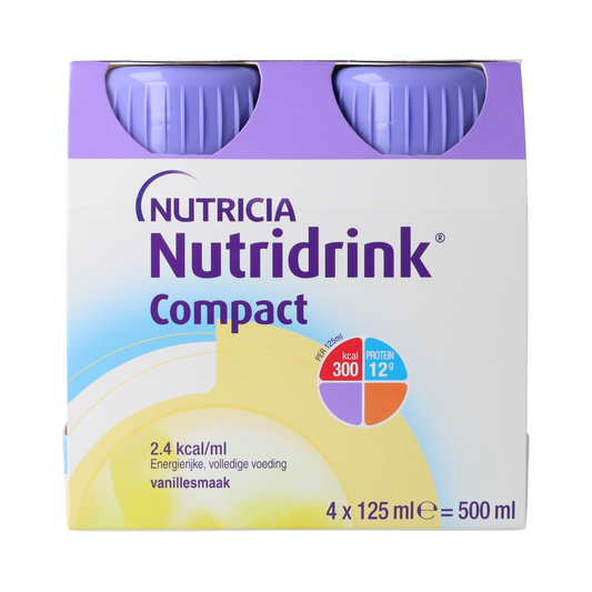 Nutridrink Compact vanille 125ml 4.00 Stuks