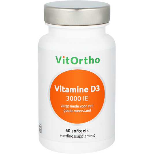 VitOrtho Vitamine D3 3000IE 60 Softgels