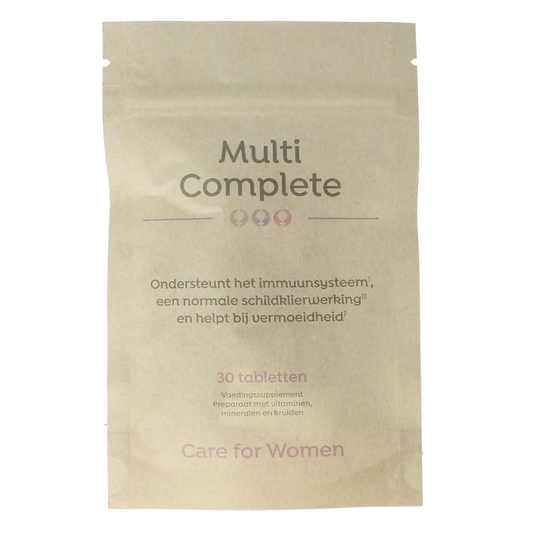 Care For Women Multi mineral tablets in a bottle, dietary supplement for women’s health, shown in the product image.